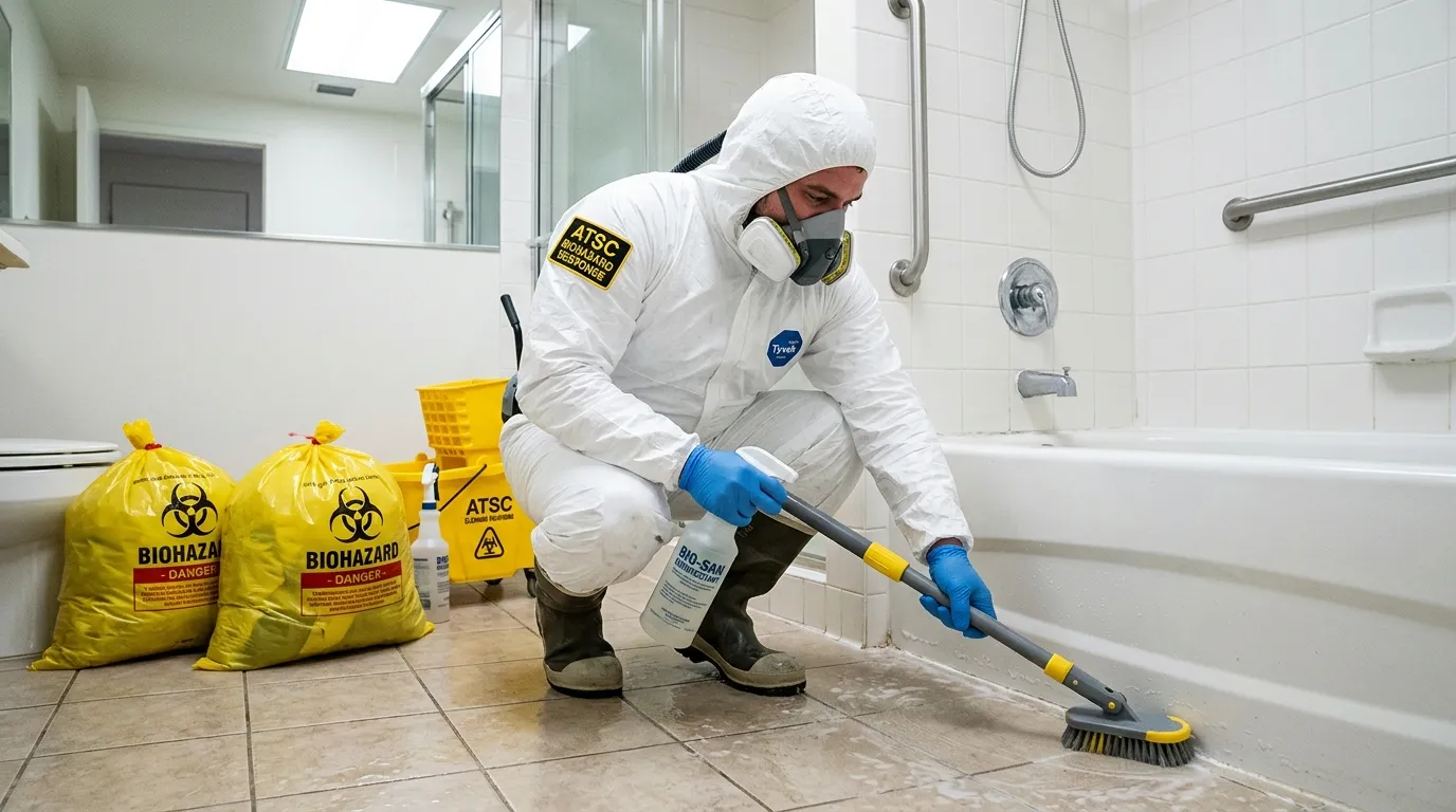 Decontamination equipment deployed for Blood Cleanup in Flat Rock